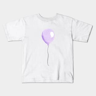 Cute purple balloon Kids T-Shirt